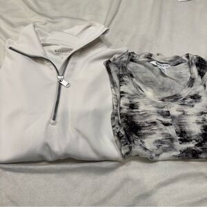 Athleta White Women's Zip-Up Sweatshirt and Tank‎ Top